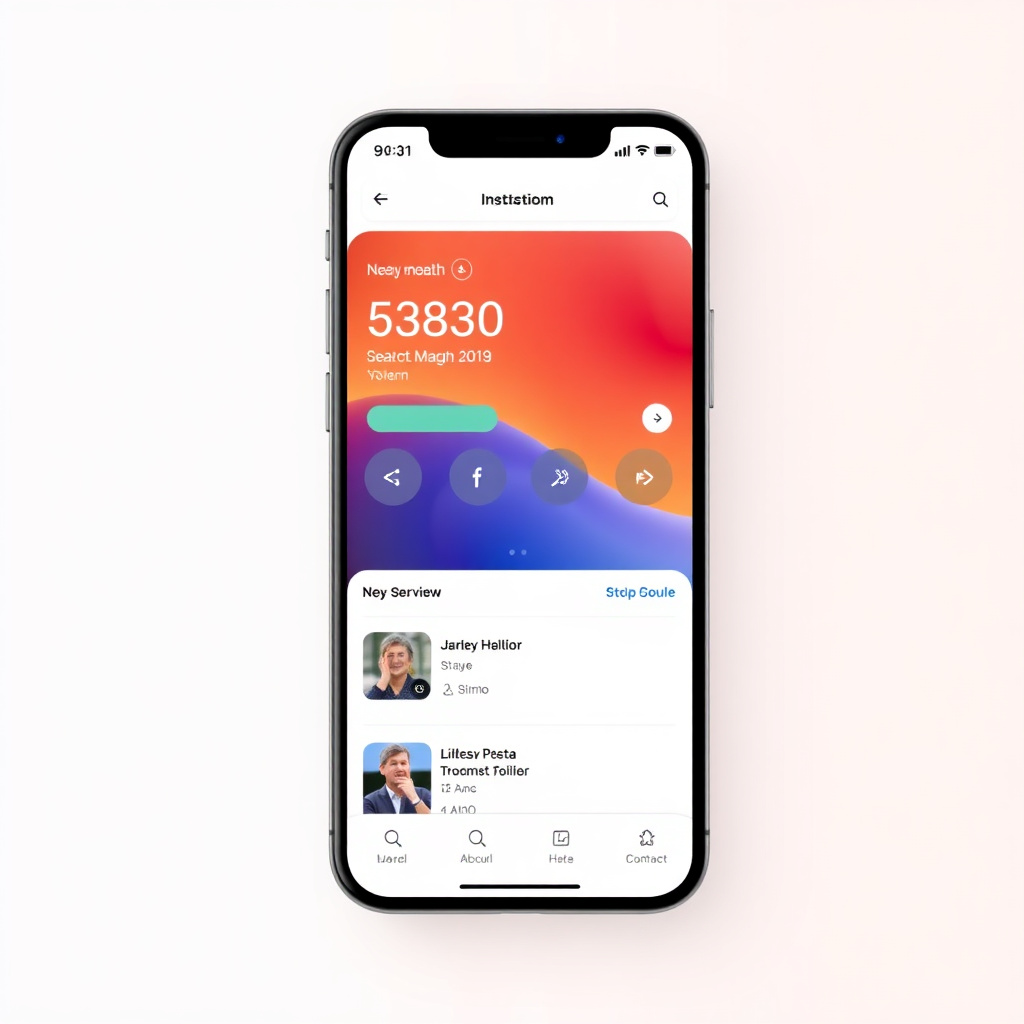 App interface demo